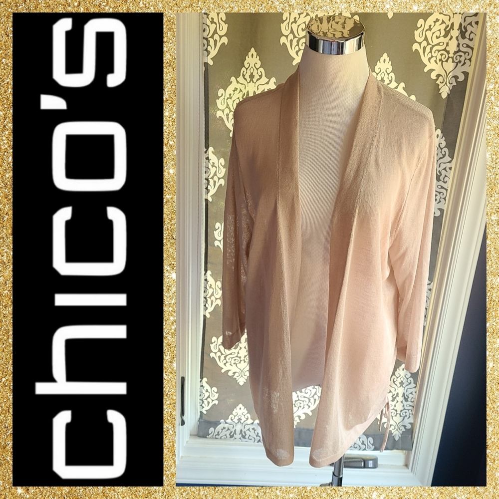 Chico's sheer cardigan